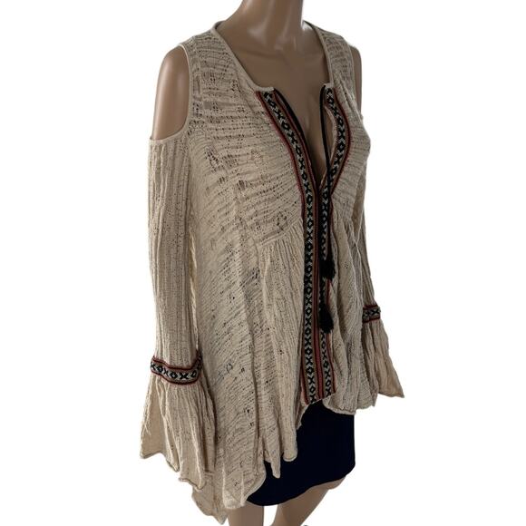 Free People For The Love Of Flowers Tunic Top - Picture 7 of 12